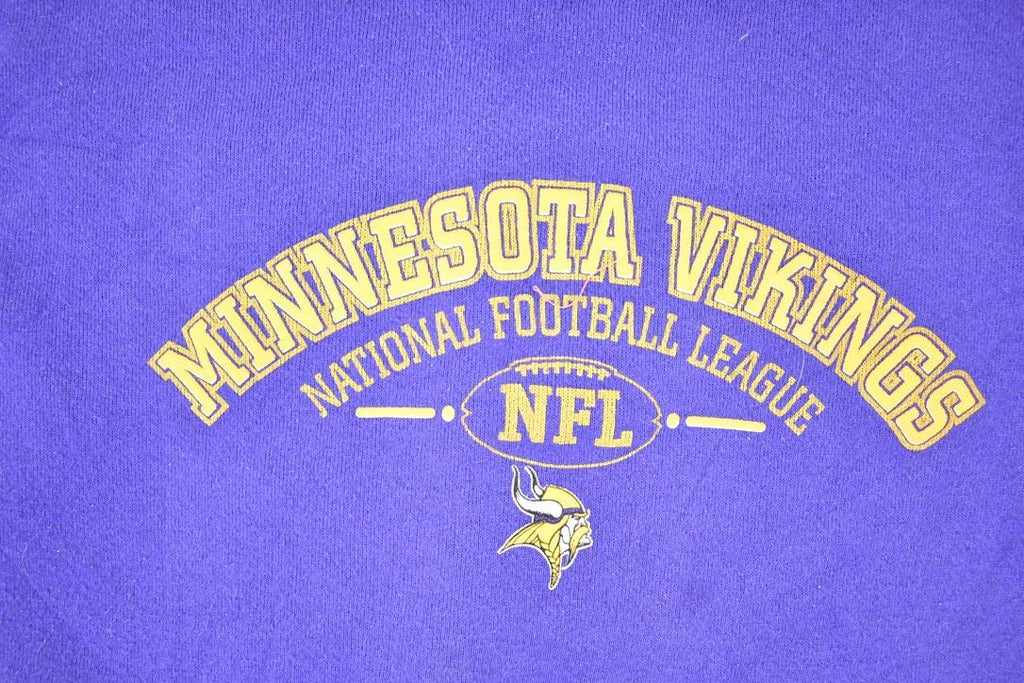 Vintage 1990s Minnesota Vikings Riddell NFL Crewneck Sweatshirt Mens L