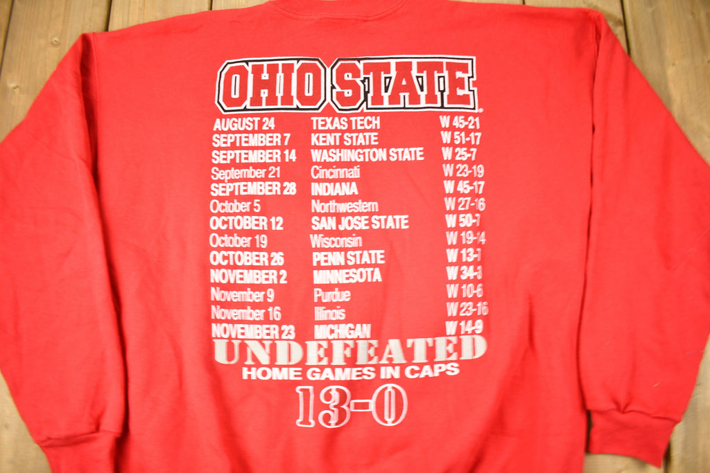 Vintage 1990s Ohio State University Buckeyes Big Ten Champions Collegiate Crewneck