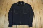 Vintage 1990s Black CYC Knit Cardigan Sweater