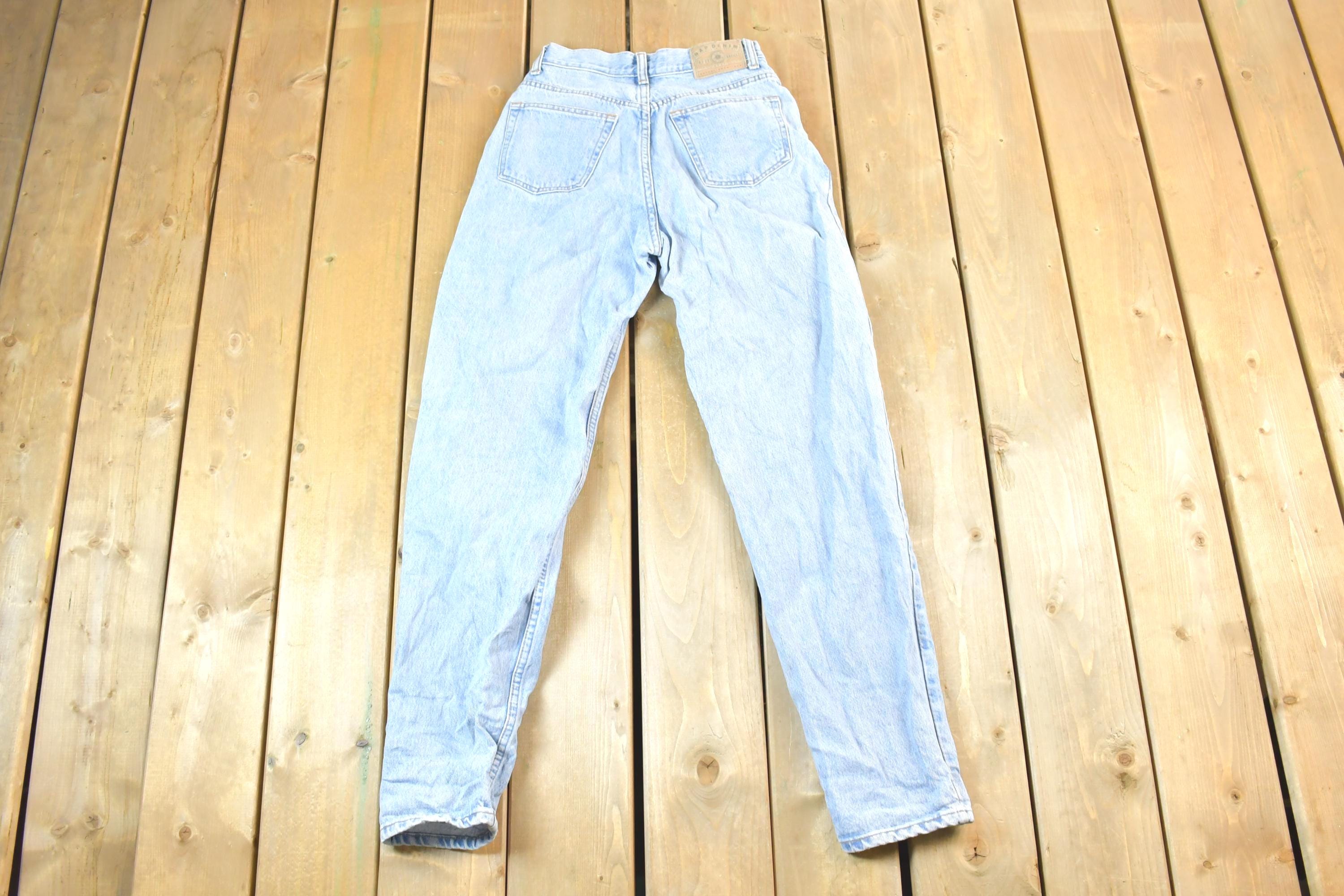 Vintage 1990s Gap Denim Womens Reverse Fit Jeans Size 26 x 31