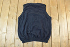 Vintage 1990s Van Heusen Argyle knit Vest