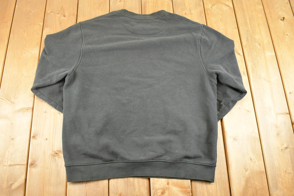 Vintage Y2K Nike Crewneck Sweatshirt Men's L / Swoosh Logo / Minimalist / Made in USA / 2000s Nike Sweater