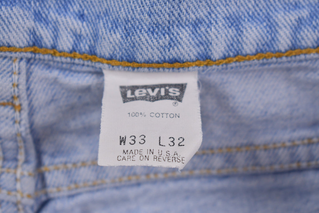 Vintage 1990s Levi's 550 Red Tab Jeans Size 32 x 31