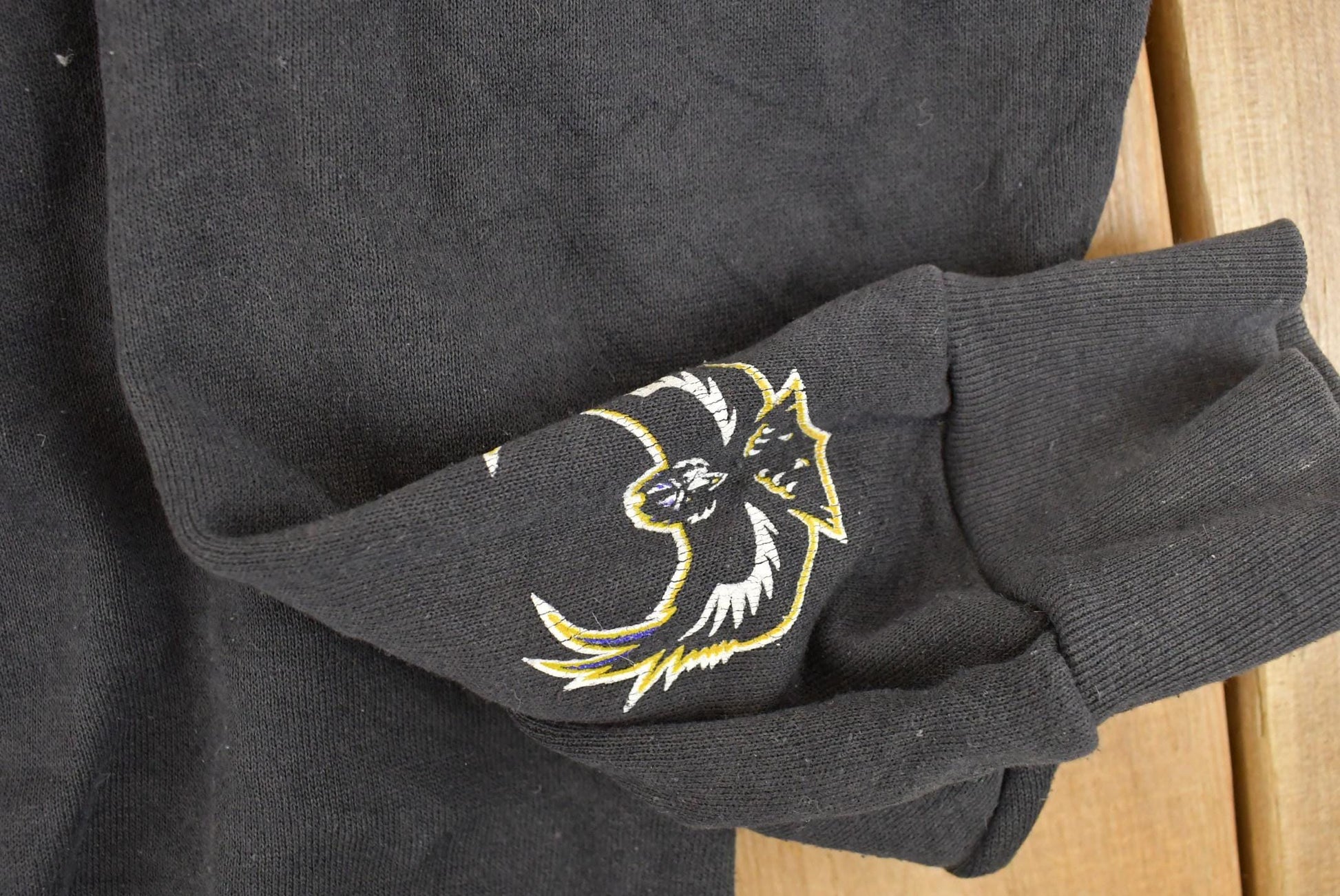 Vintage 1990s Baltimore Ravens NFL Crewneck Sweatshirt Mens Large / 90's Americana Football / Sportswear