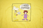 Vintage 1990s I Need Coffee! Graphic T Shirt