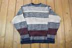 Vintage 1990s Porto Bello Knit Crewneck Sweater