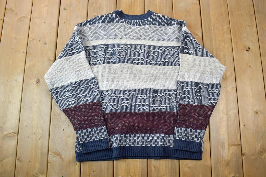 Vintage 1990s Porto Bello Knit Crewneck Sweater