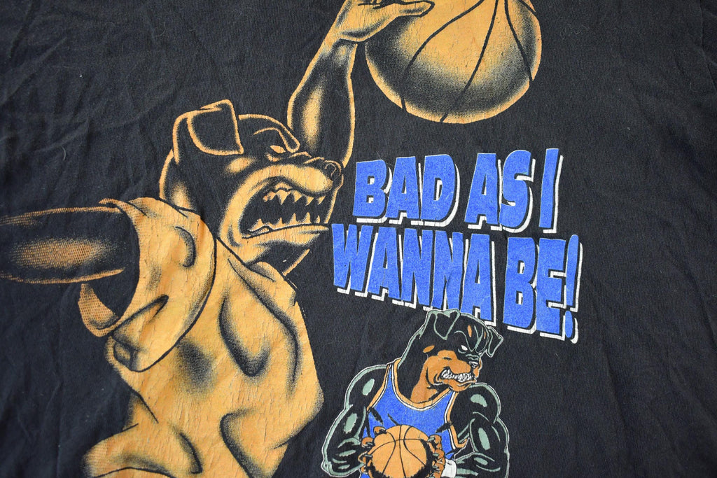 Vintage 1990s Bad As I Wanna Be Basketball Graphic T-Shirt