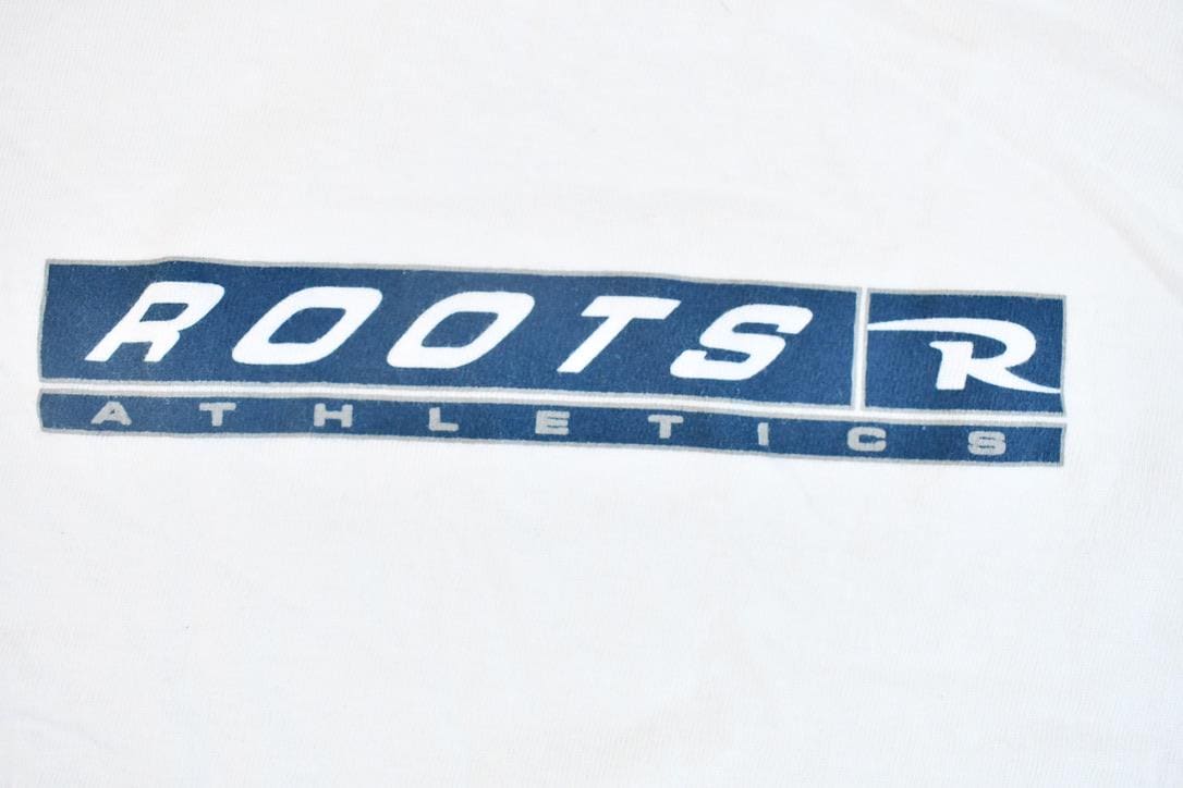 Vintage 1990s Deadstock Roots Athletics Graphic Logo T-Shirt