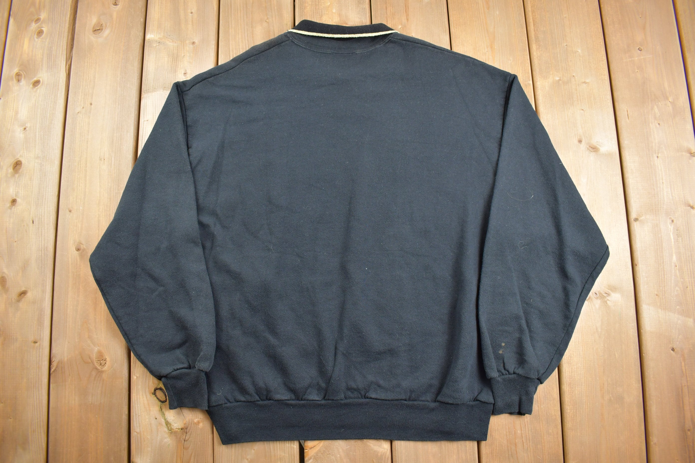 Vintage 1990s Cute Angel Double Collar Crewneck Sweater