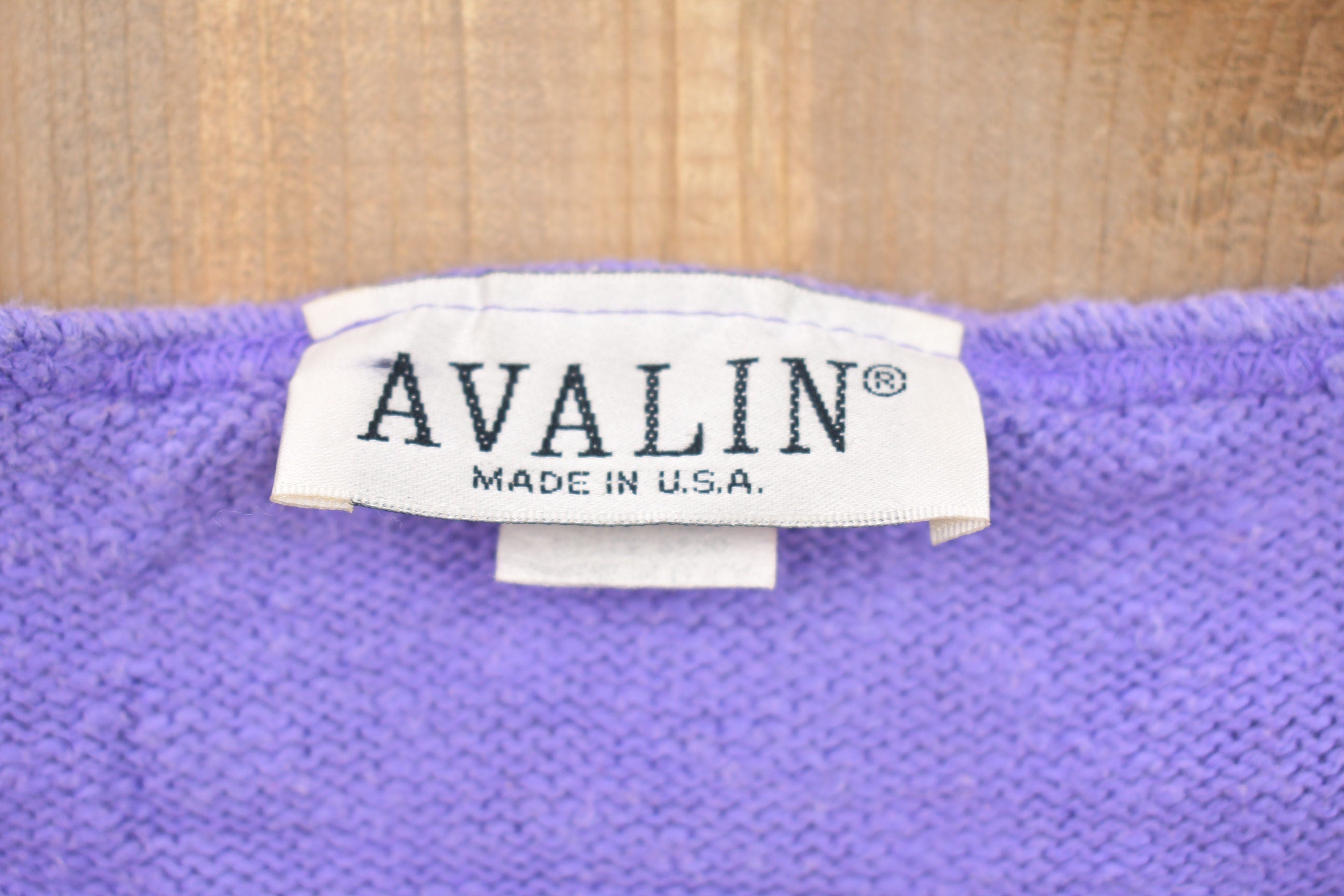 Vintage 1990s Knitted Avalin Crewneck Sweater