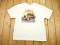 Vintage 1990s GCF Ox Roast Vintage Hot Rod T-Shirt