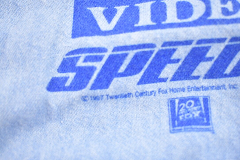 Vintage 1997 Speed 2 Box Seat Video Button Up Jean Shirt