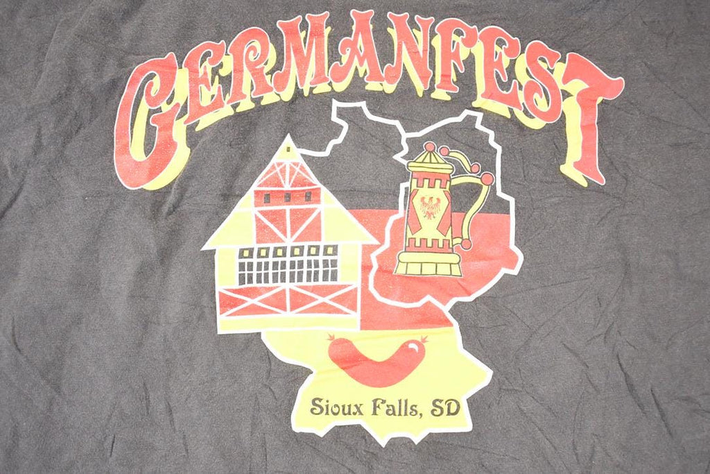 Vintage 1990s Germanfest Souvenir Travel T-Shirt Men's L