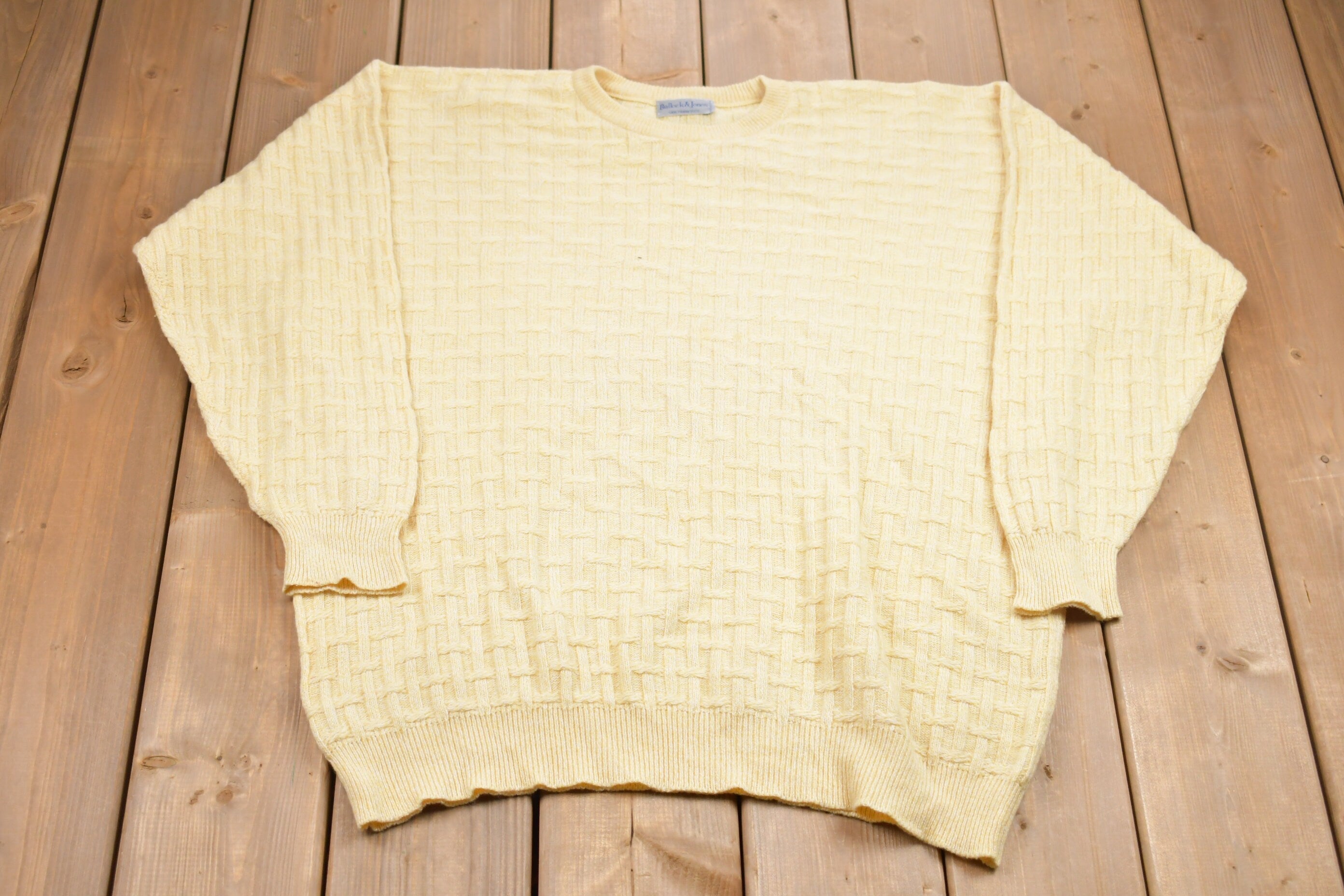 Vintage 1980s Bullock & Jones Knitted Sweater