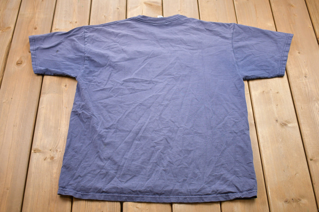 Vintage 1990s University of Michigan Wolverines Embroidered Collegiate T-Shirt