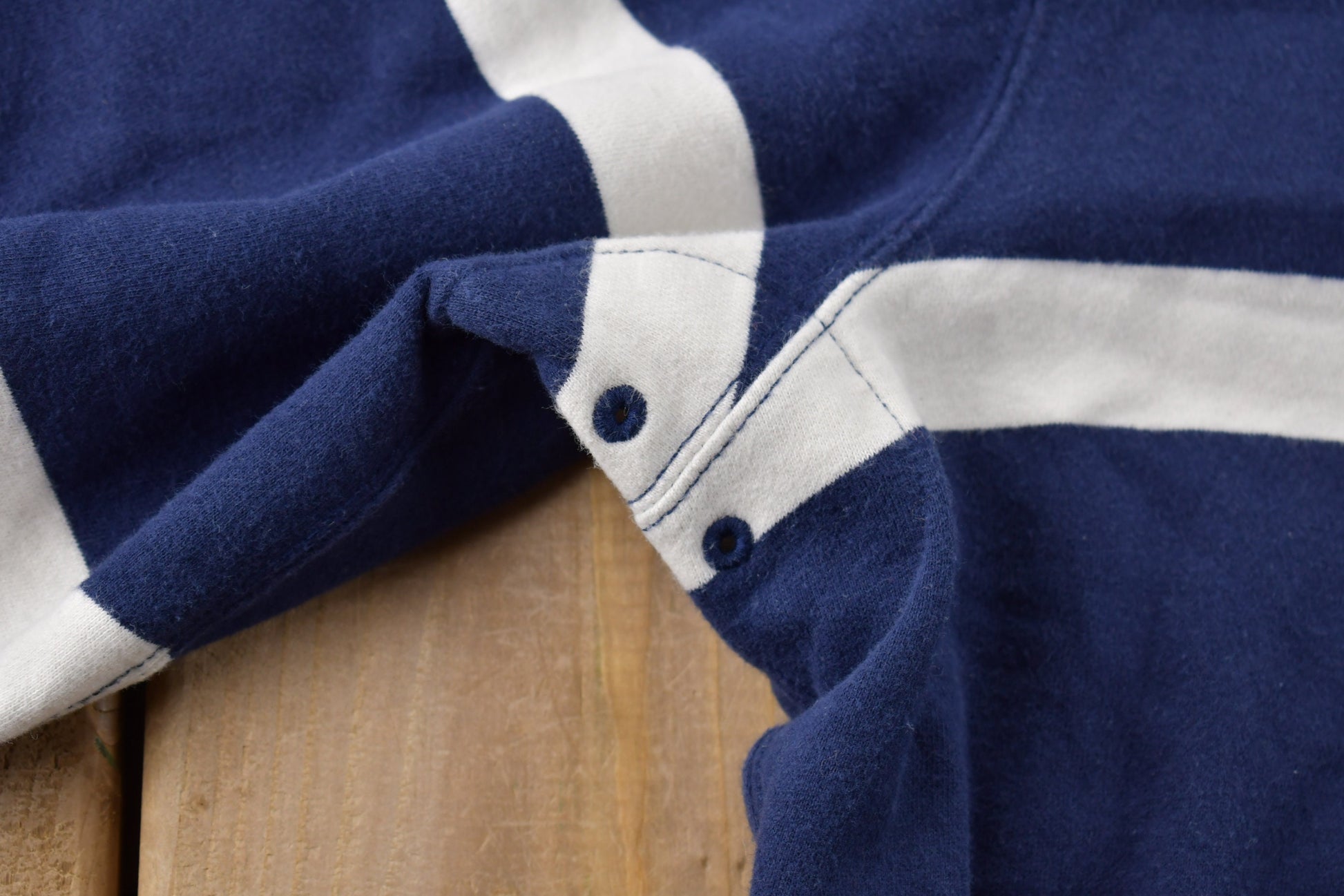 Vintage 1990s Polo Ralph Lauren Yellow Horse Stripped Embroidered Rugby Sweatshirt