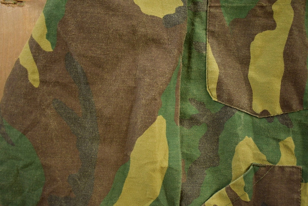 Vintage 1970s Neet Products Camouflage Military Jacket