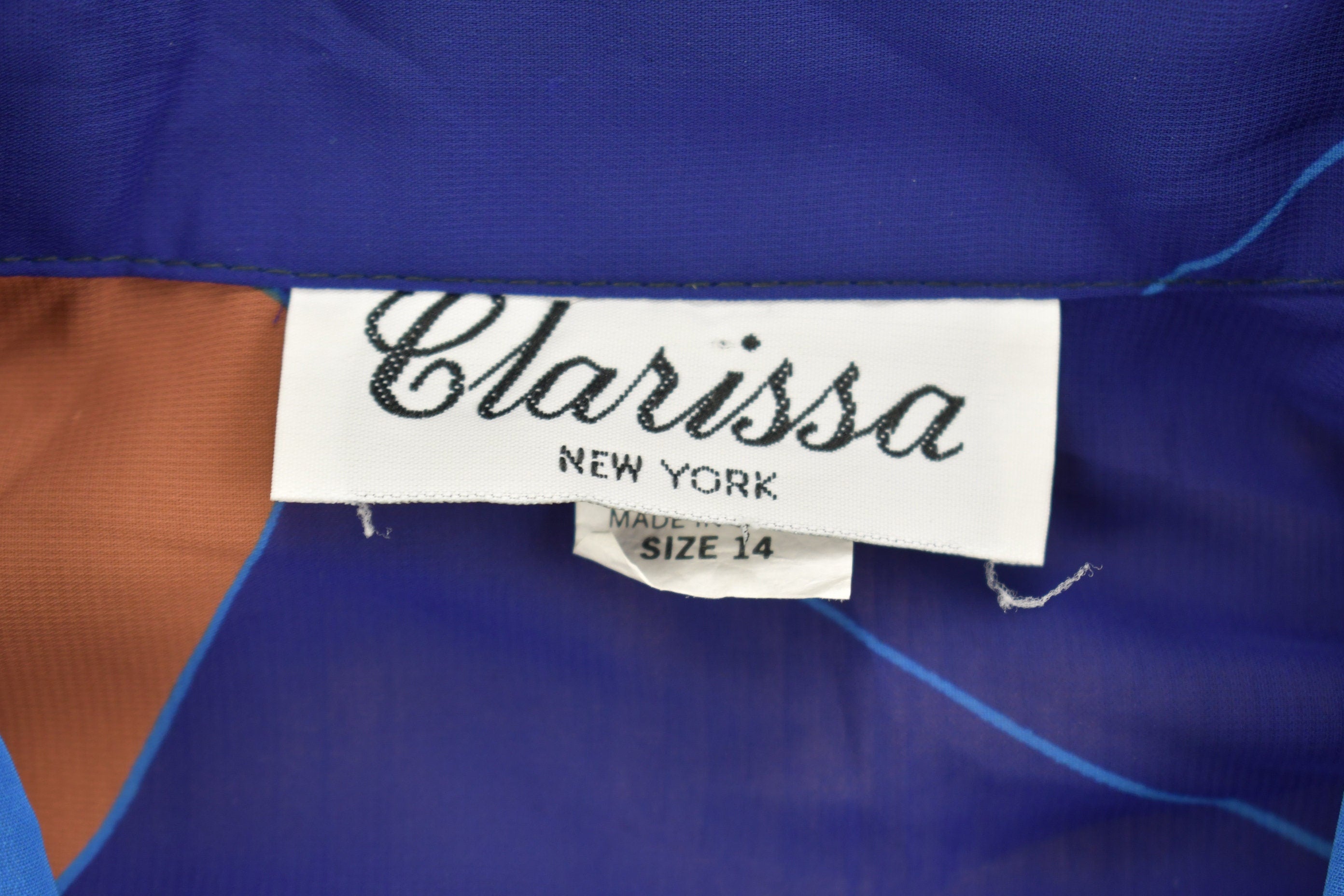 Vintage 1990s Clasissa New York Women's Button Up Shirt
