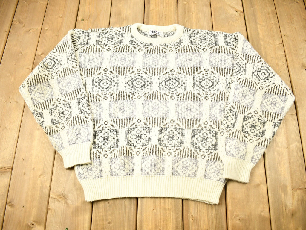 Vintage 1990s Jantzen Knitted Crewneck Sweater
