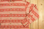 Vintage 2000ss Woolrich Abstract Flannel Button Shirt