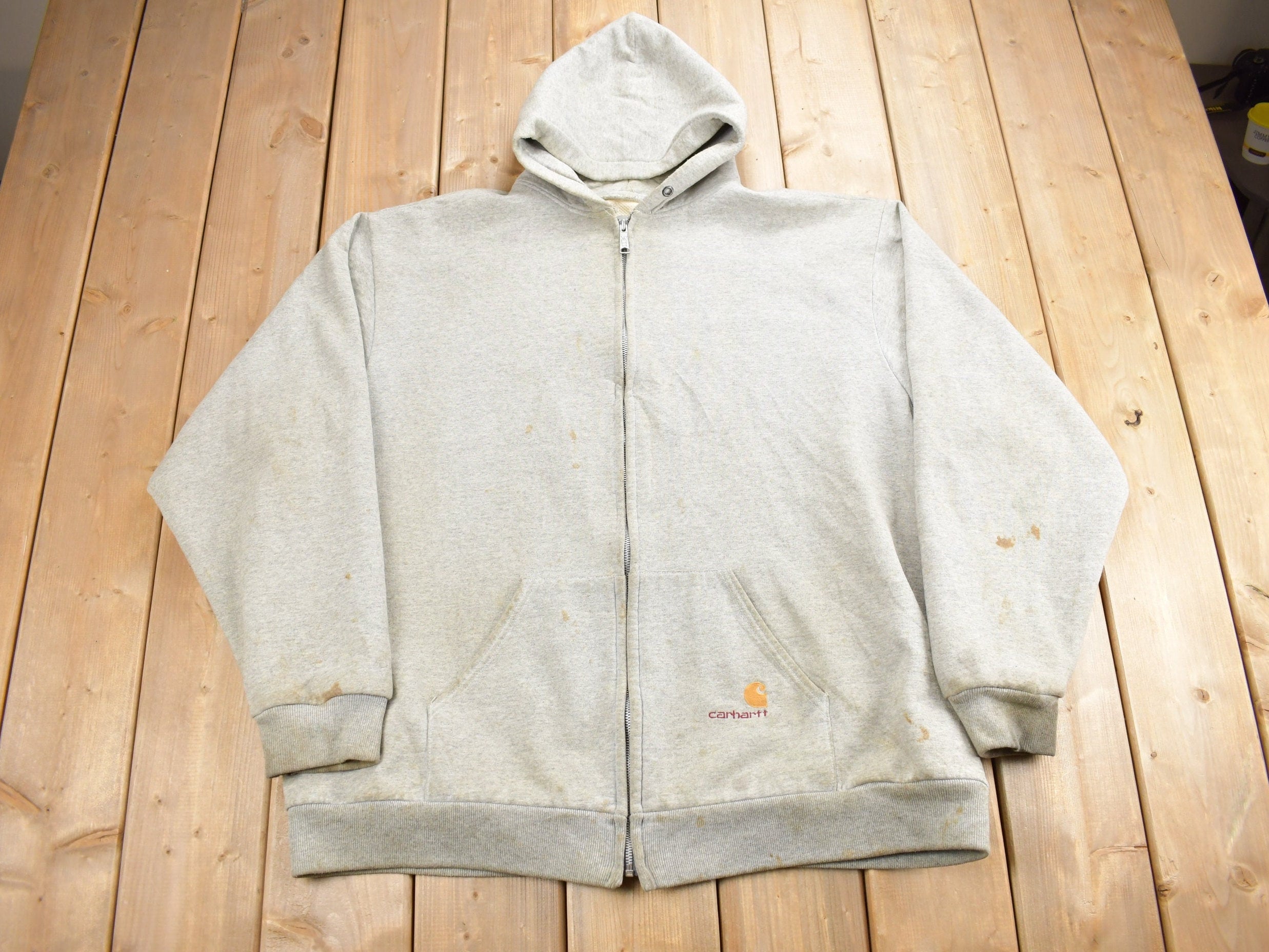 Vintage 1990s Carhartt Heavy Weight Zip Up Hoodie