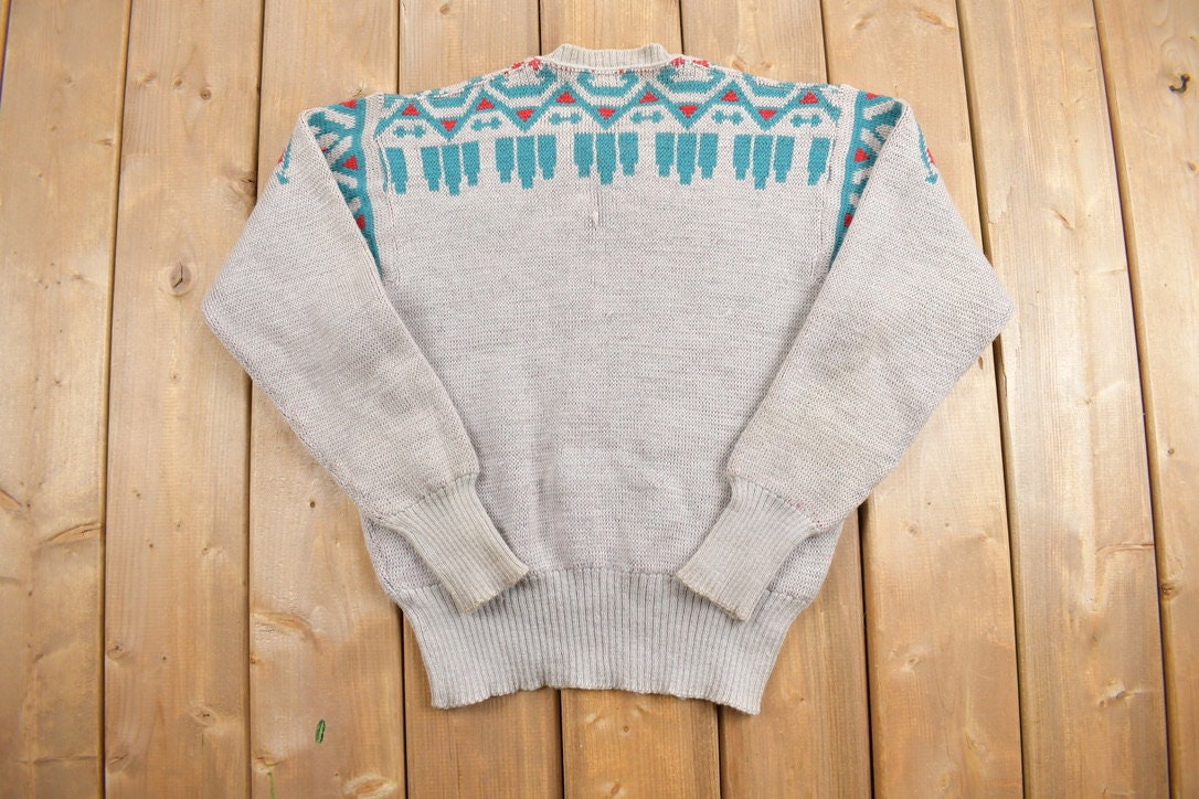 Vintage 1940s Janzen Knitted Crewneck Sweater
