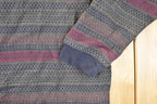 Vintage 1990s Imprints Plaid Striped Button Up Shirt Mens L