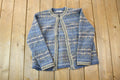 Vintage 1990s Susan Bristol Fancy Clasp Knit Crewneck Button Up Sweater