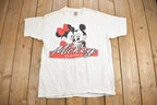 Vintage 1990s Mickey Unlimited Mickey & Minnie Mouse Cartoon T-Shirt / 90s Disney Tee / Mickey Classics