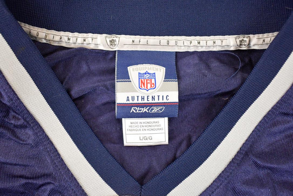 Vintage Y2K Reebok New England Patriots Adalius Thomas NFL Jersey Men's L / Football Fan Apparel / 2000s Sportswear / Single Stitch Tee