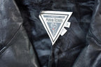 Vintage 1990s Marvin Richards Women's Full Length Leather Trench Coat Made In USA