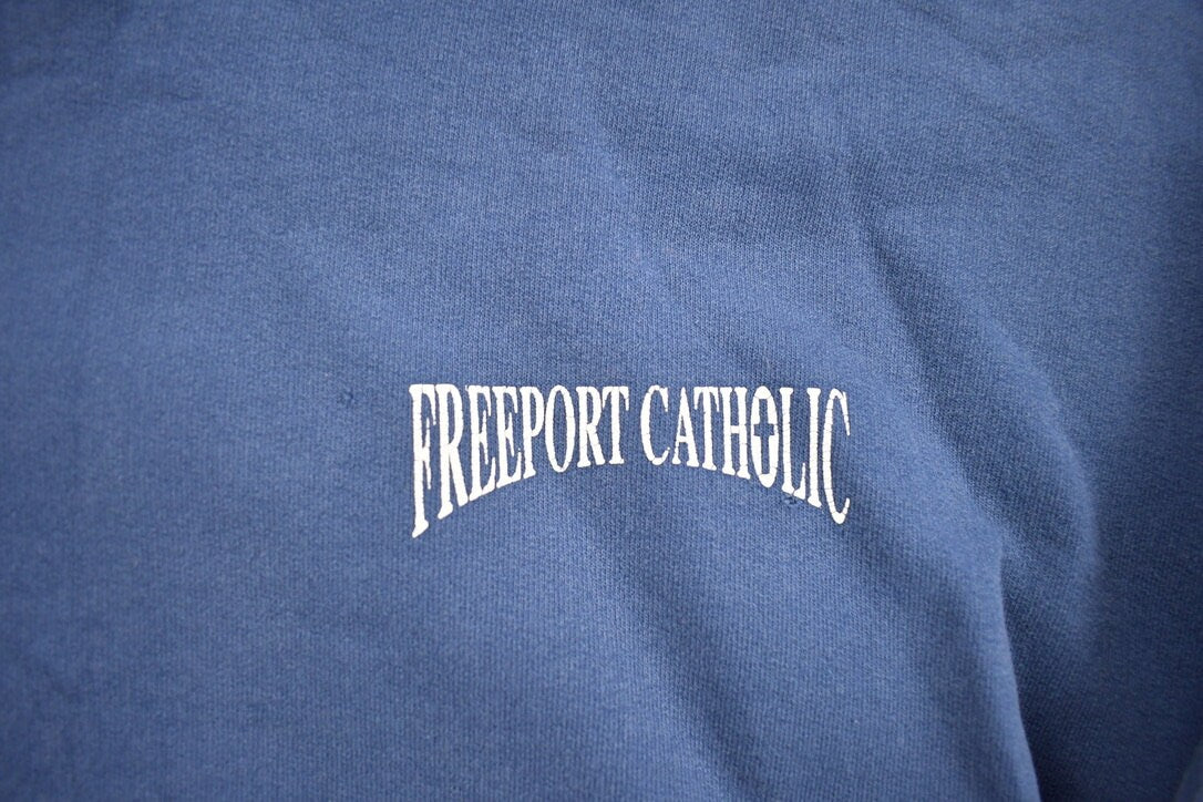Vintage 1990s Freeport Catholic Crewneck Sweatshirt