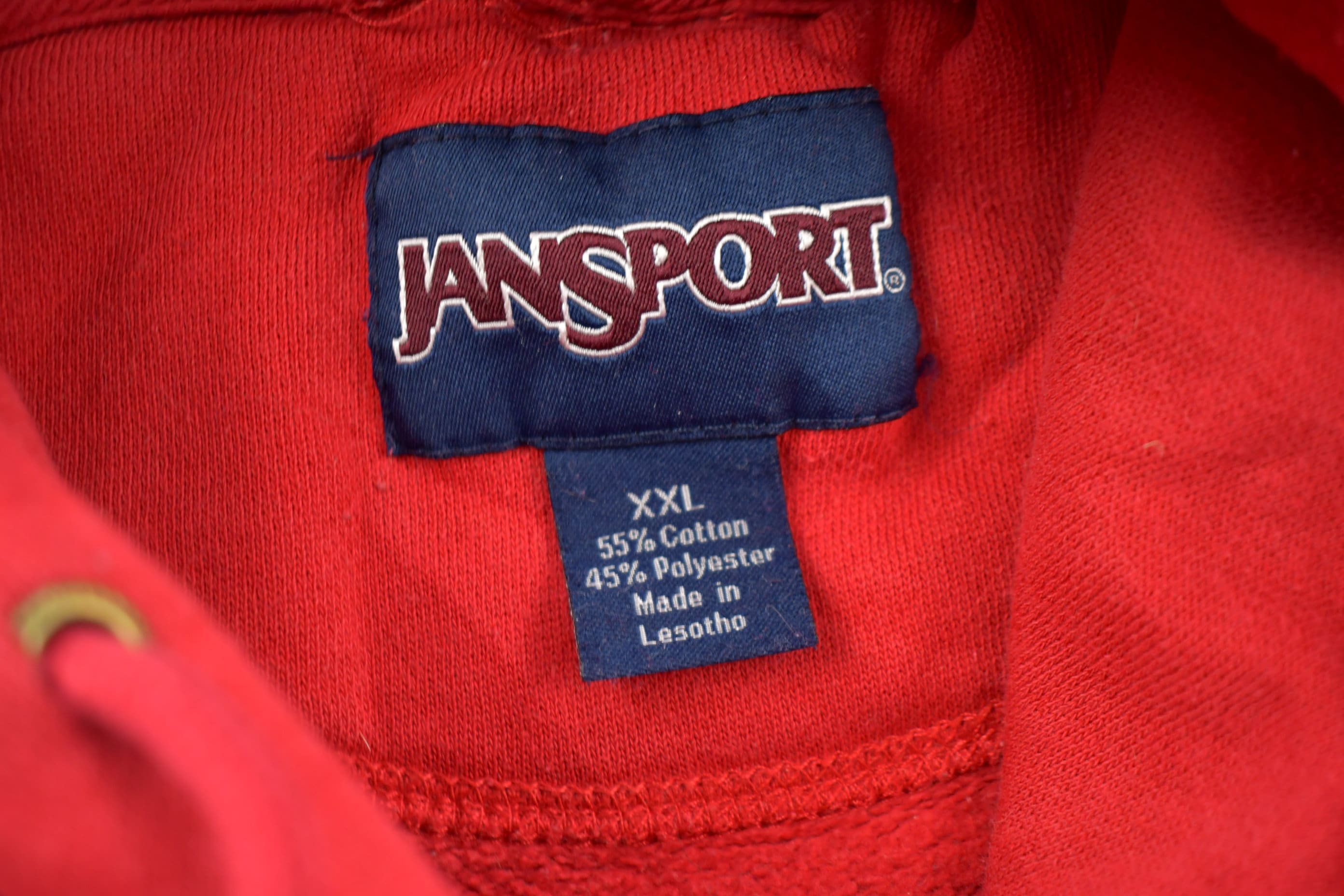 Vintage 1990s University Wisconsin Collegiate Jansport Hoodie