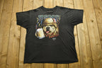 Vintage 1991 USMC War Zone 3D Emblem T-Shirt