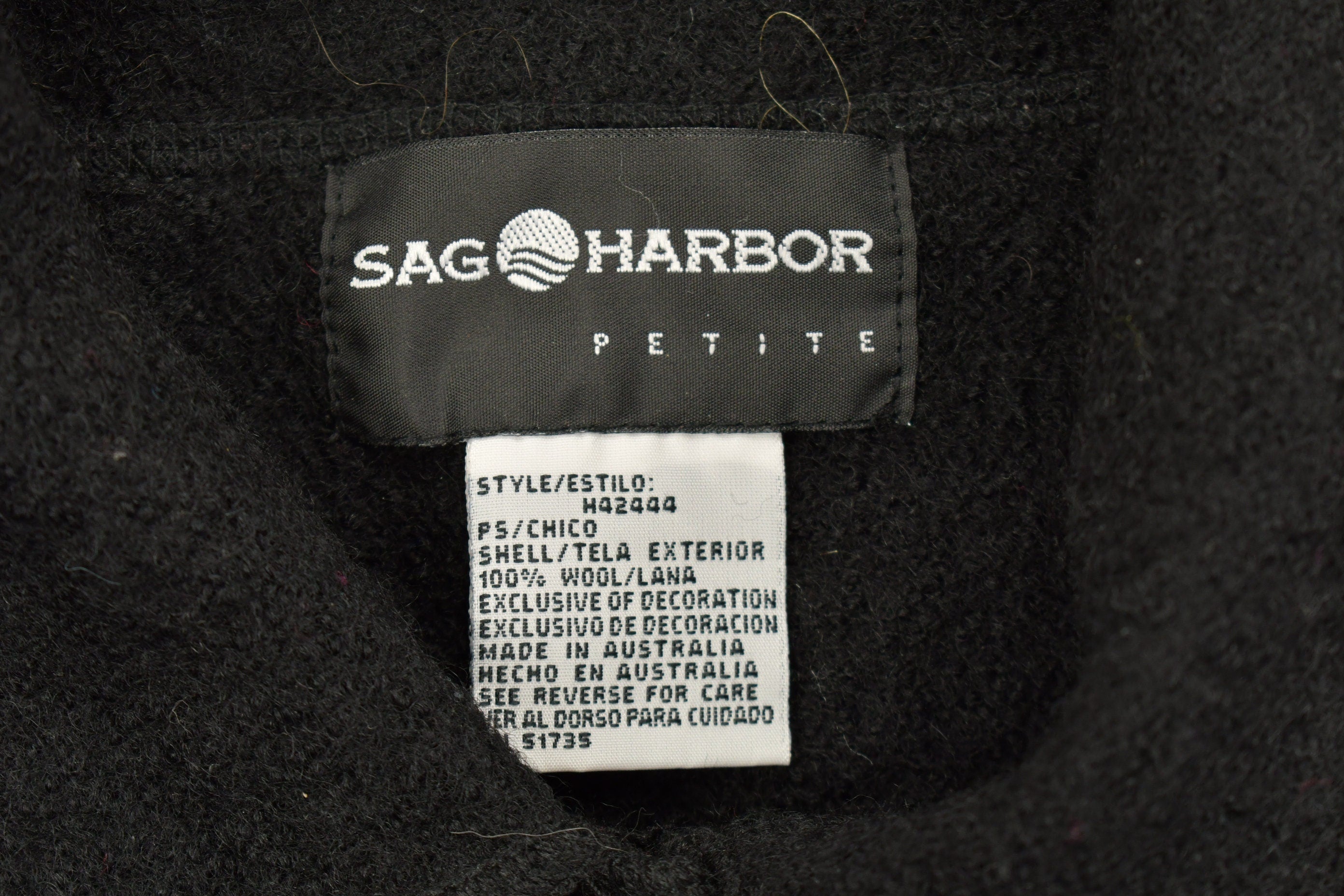 Vintage 1990s Sag Harbor Button Up Sweatshirt