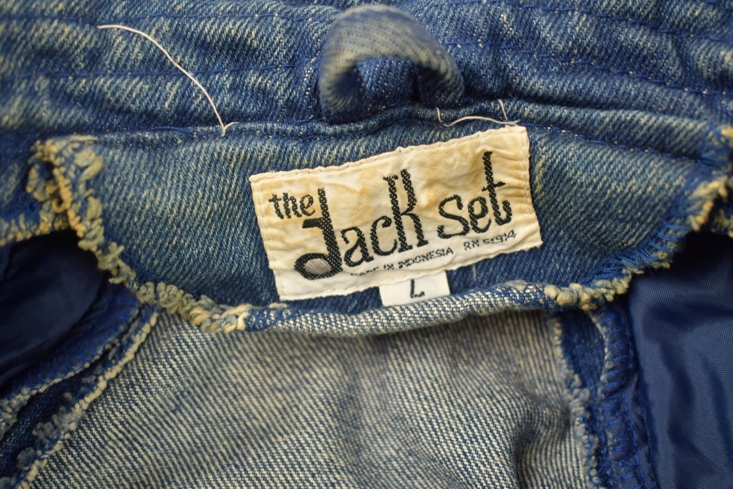Vintage 1990s The Jack Set Denim Button Up Jacket