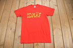 Vintage 1980s IDMAF Graphic T Shirt