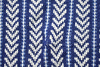 Vintage 1990s Bristol Blues Abstract Print Knitted V-Neck Sweater