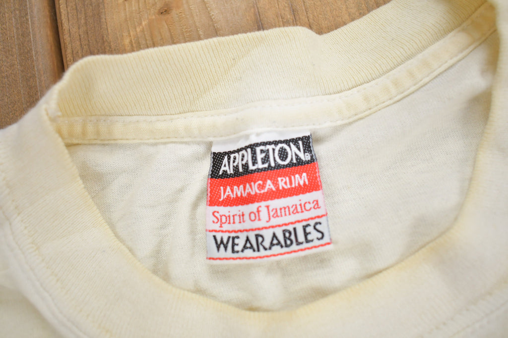Vintage 1990s Appleton Jamaica Rum Graphic T Shirt