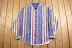 Vintage 1990s Tommy Hilfiger Striped Button Up Shirt