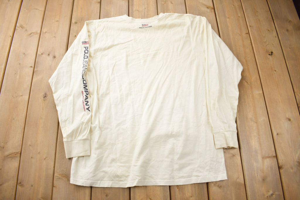 Vintage 1990s Polo Jeans Co Ralph Lauren Long Sleeve T-Shirt