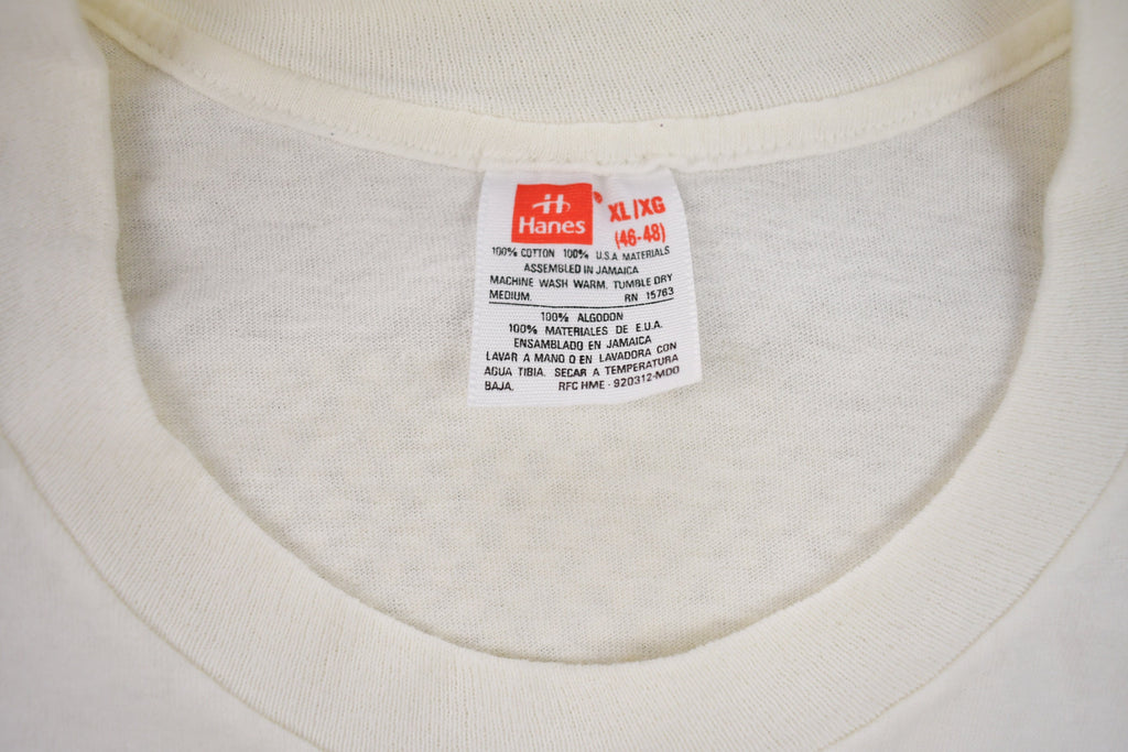 Vintage 1990s Hanes Blank White T-Shirt