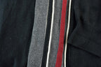 Vintage 1990s Protegee Collection Knit Striped Collared Sweater