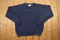Vintage 1990s Barrel Knit Crewneck Sweater /