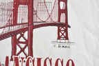 Vintage 1990s San Francisco Golden Gate Bridge Souvenir T-Shirt