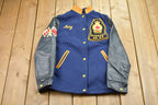 Vintage 1980s Burnaby Legion Leather Varsity Jacket