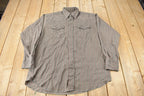 Vintage 1980s Panhandle Slim Western Style Striped Button Up Shirt
