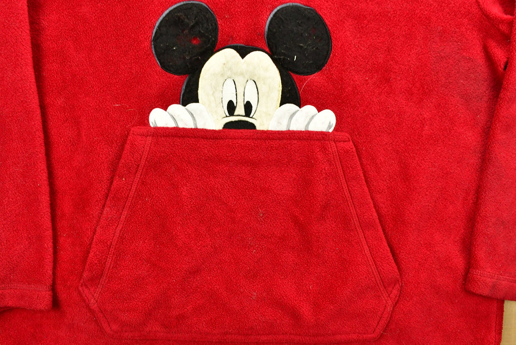 Vintage 1990s Mickey Mouse Full Zip Hoodie / Fleece / Walt Disney World / Vintage Sweatshirt / American Sportswear / Vintage Cartoons