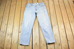 Vintage 1990s Calvin Klein Union Made Denim Jeans Size 34 x 28 Made In USA